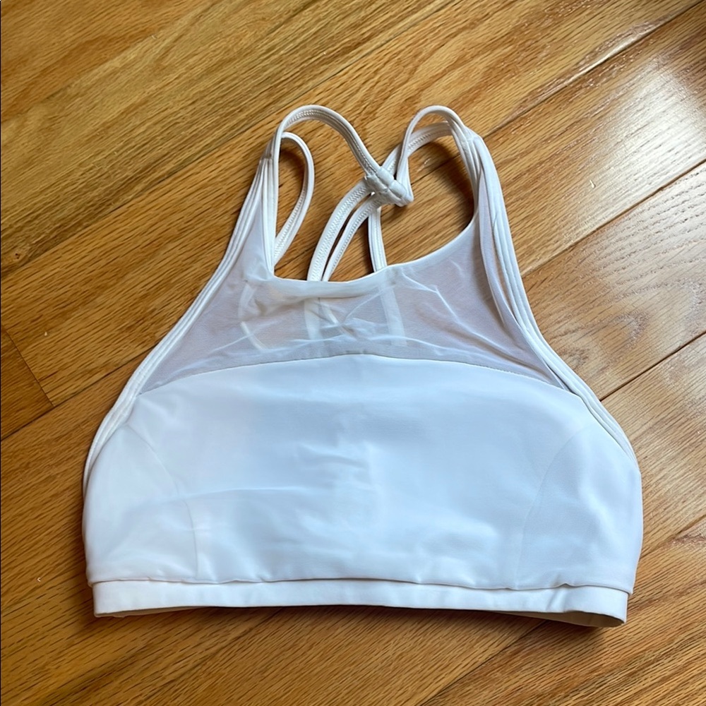 Lululemon White Sports Bra